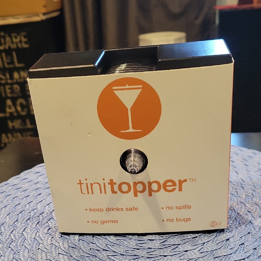Tinitopper Drink Cover,8 Pcs. brand New